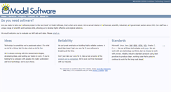 Desktop Screenshot of modelsoftware.com