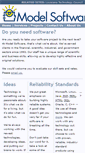 Mobile Screenshot of modelsoftware.com